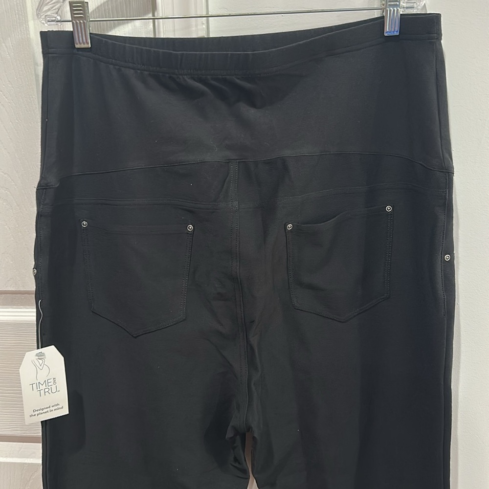 Time and Tru Maternity Essentials Straight Leg Jeggings Size XXL - Picture 8 of 12